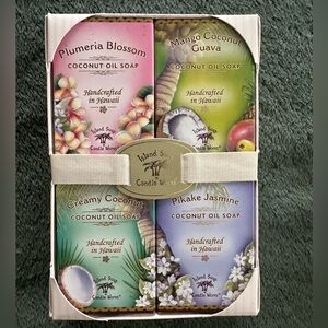 Handcrafted Coconut Oil Soap Set